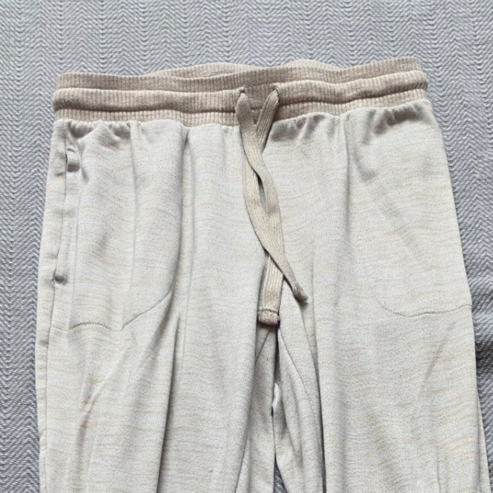 Secret Treasures Oatmeal Heather Jogger Sweatpants Drawstring Lounge Pants S 4-6